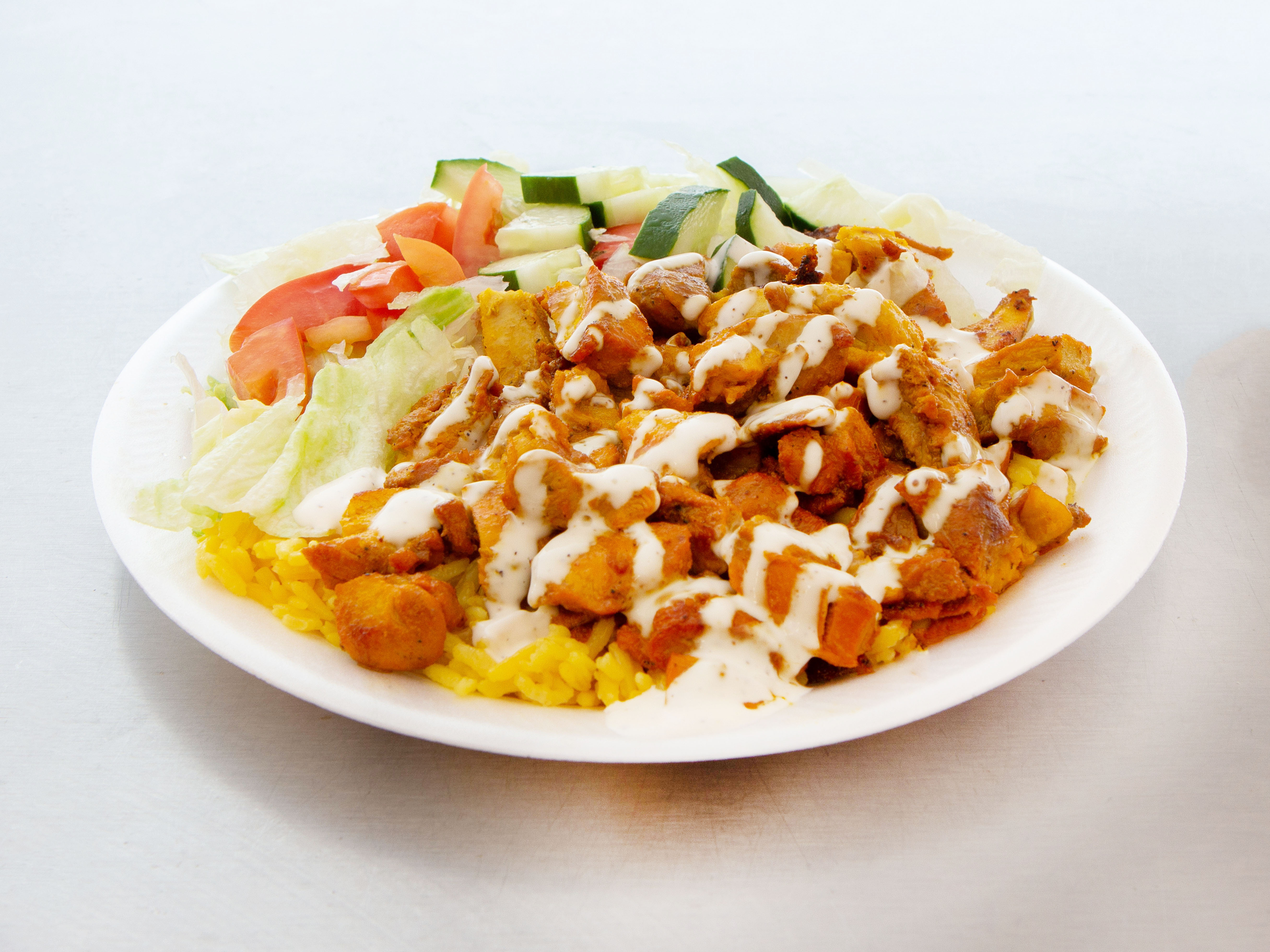 Order Chicken Over Rice food online from Kennedy fried chicken and pizza store, Bronx on bringmethat.com