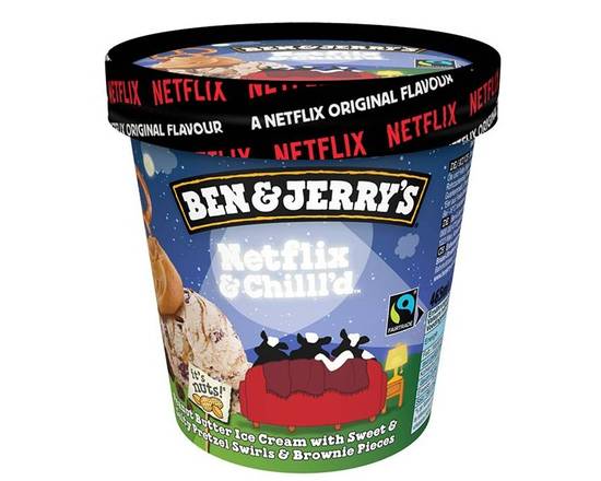 Order Ben & Jerry's Pint - Netflix & Chill'd food online from Pink Dot Logan Heights store, San Diego on bringmethat.com