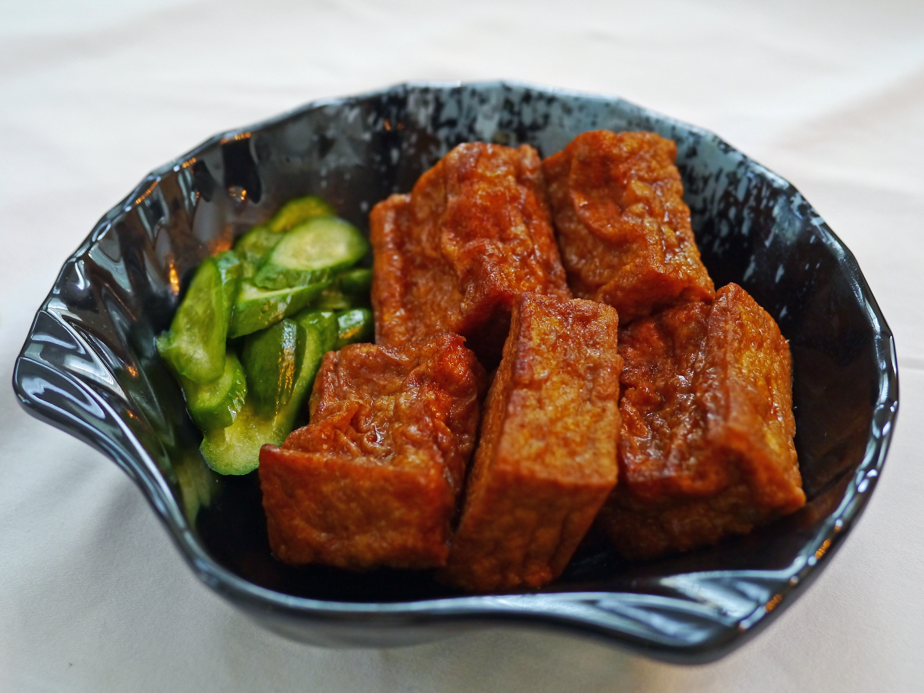 Order 4. Marinated Tofu 滷豆腐 food online from BD Cafe store, Chino on bringmethat.com