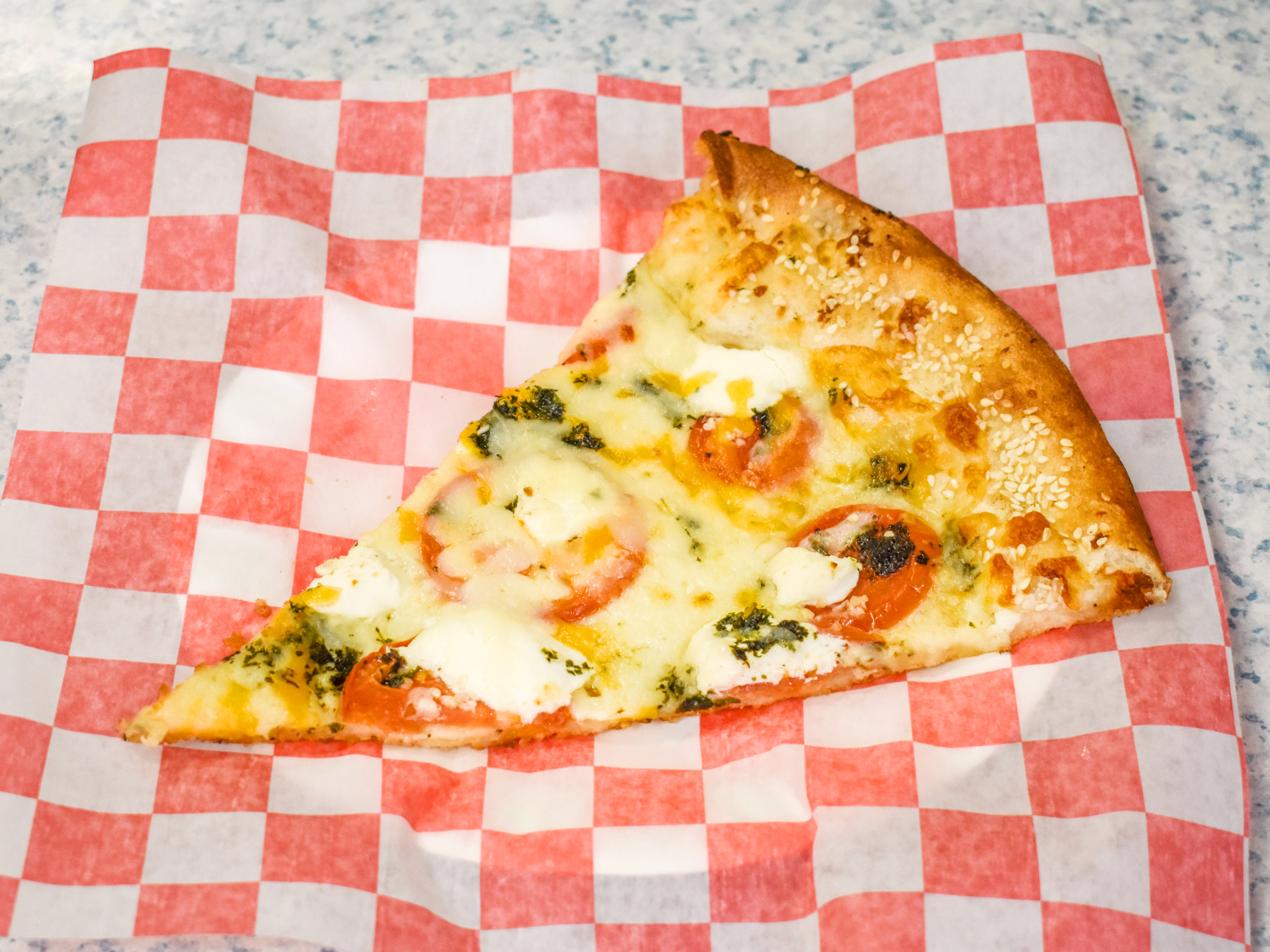 Order Margherita Slice food online from Sammy Pizzeria store, Ithaca on bringmethat.com