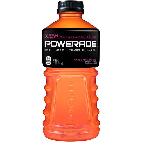 Order Powerade Citrus Passionfruit Sports Drink food online from Deerings Market store, Traverse City on bringmethat.com