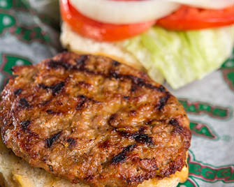 Order Turkey Burger food online from Beggars Pizza store, Richton Park on bringmethat.com