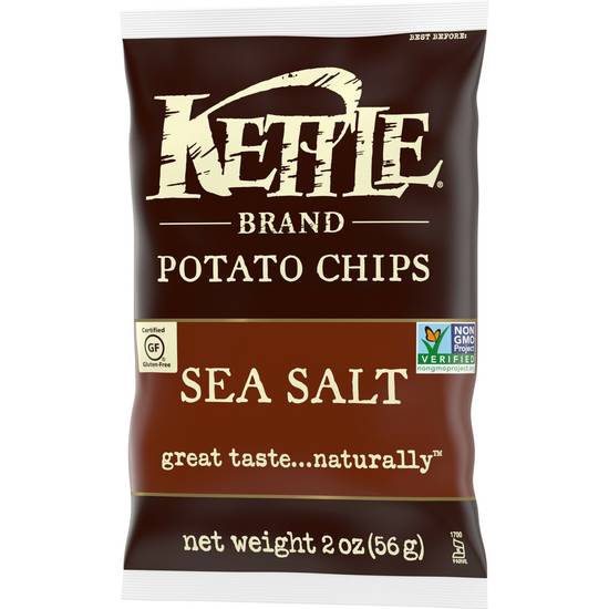 Order Kettle Chip Sea Salt Small Bag food online from IV Deli Mart store, Goleta on bringmethat.com