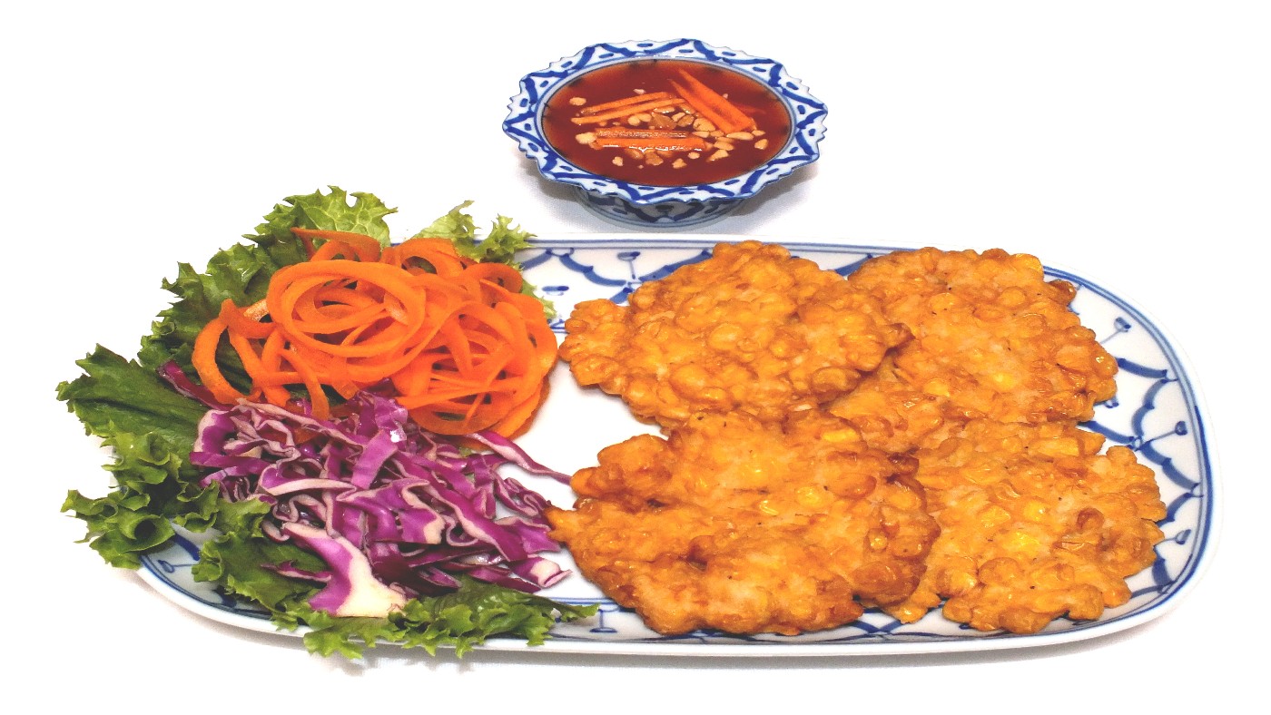 Order A4. Corn Fritters food online from Ruang Thai Restaurant store, Plano on bringmethat.com