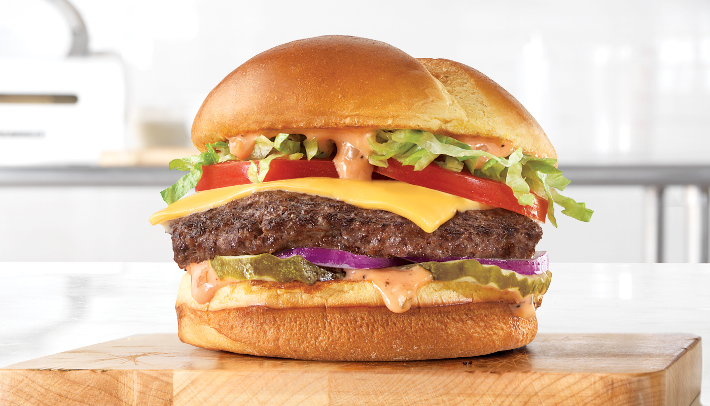 Order Deluxe Wagyu Steakhouse Burger food online from Arby store, Woodridge on bringmethat.com