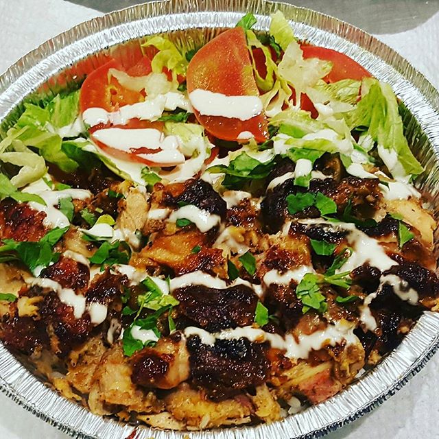 Order Beef Shawarma Bowl food online from Waba Grill store, Fullerton on bringmethat.com