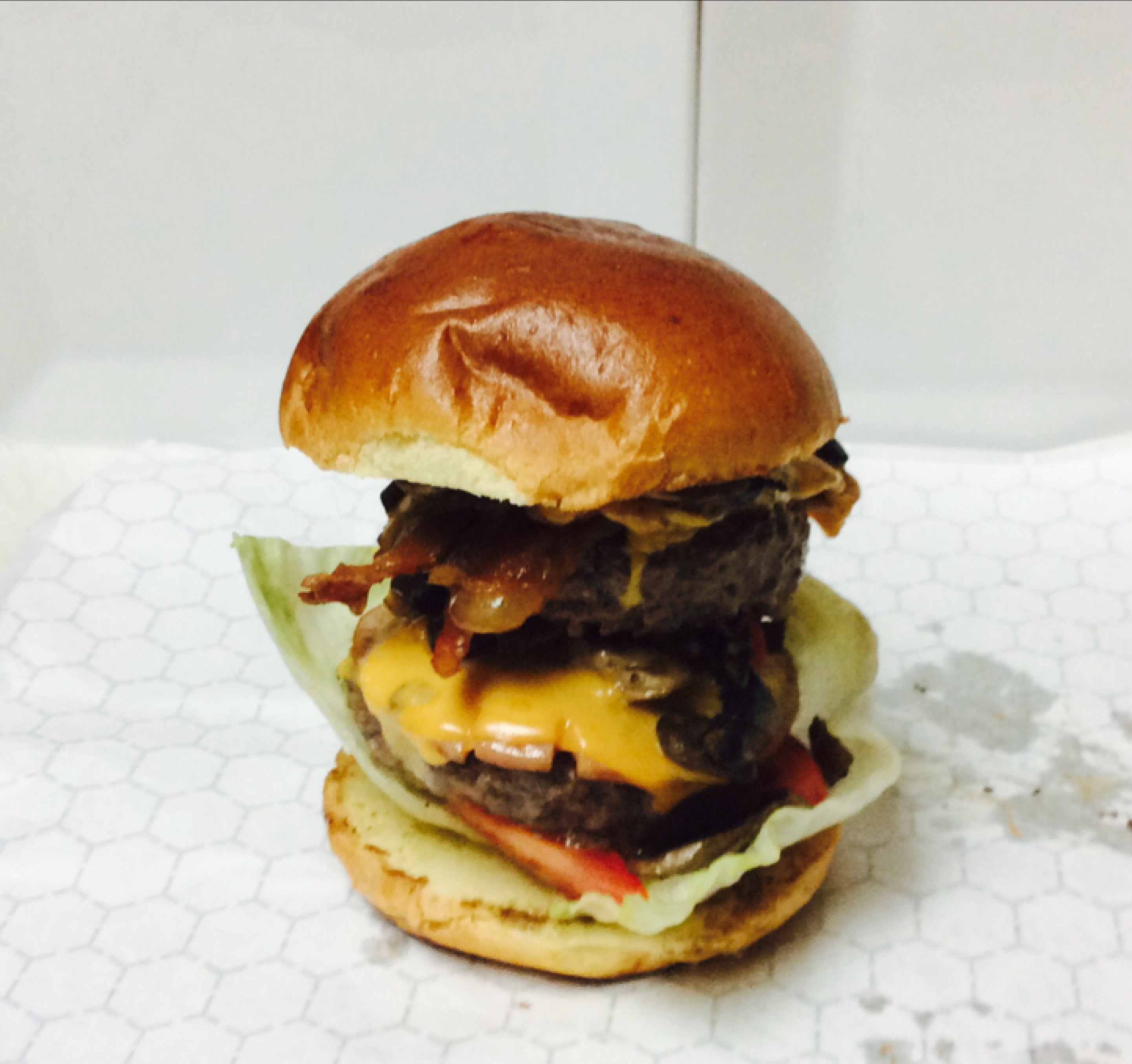 Order DOUBLE JERSEY Burger food online from My Apartment store, Bayonne on bringmethat.com