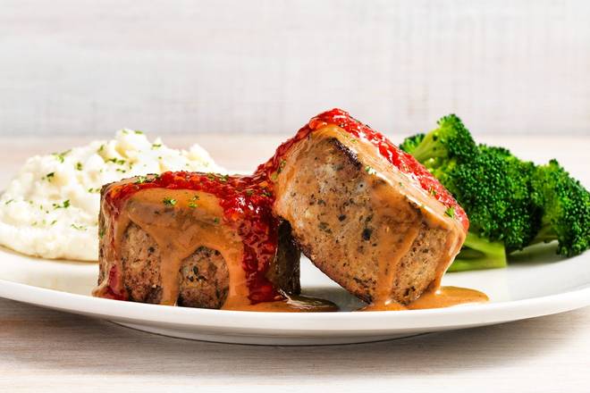 Order NEW! Spicy Jammin' Meatloaf* food online from Outback Steakhouse store, Concord Mills on bringmethat.com