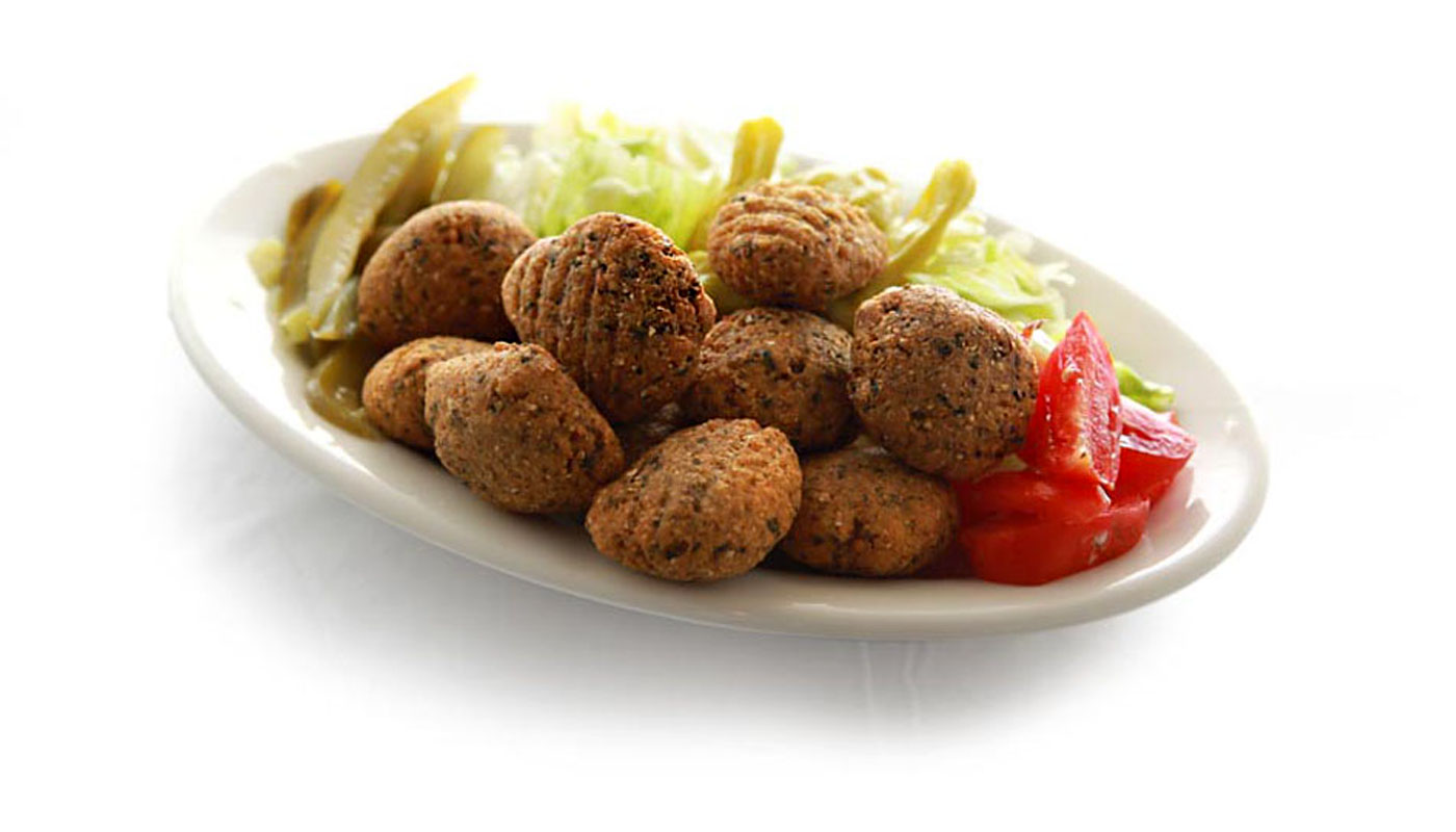 Order Falafel Plate Sandwich food online from M Cafe & Grill store, Lake Forest on bringmethat.com