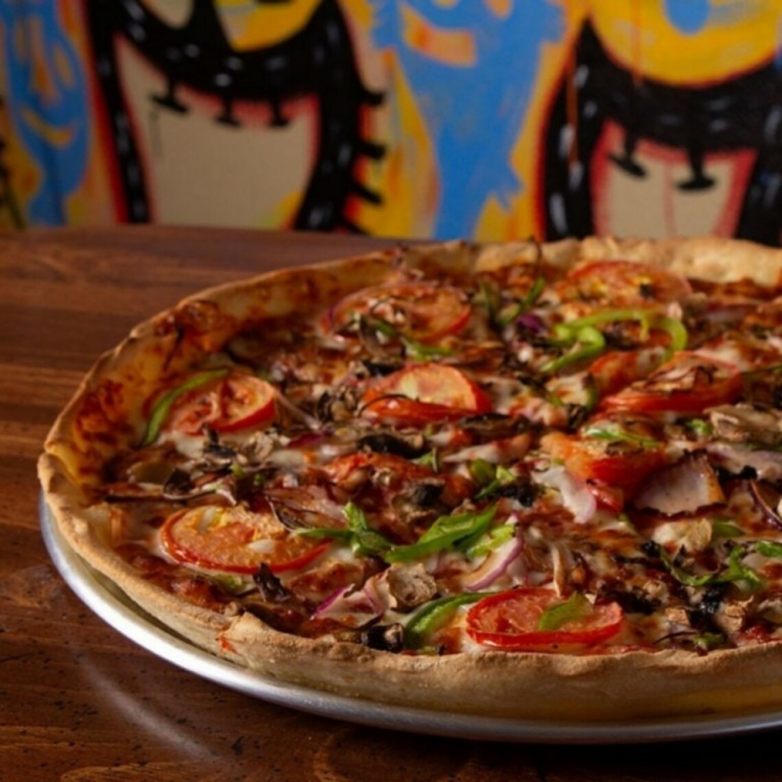 Order Vegetated Pizza (14") food online from Austin's Pizza store, Austin on bringmethat.com