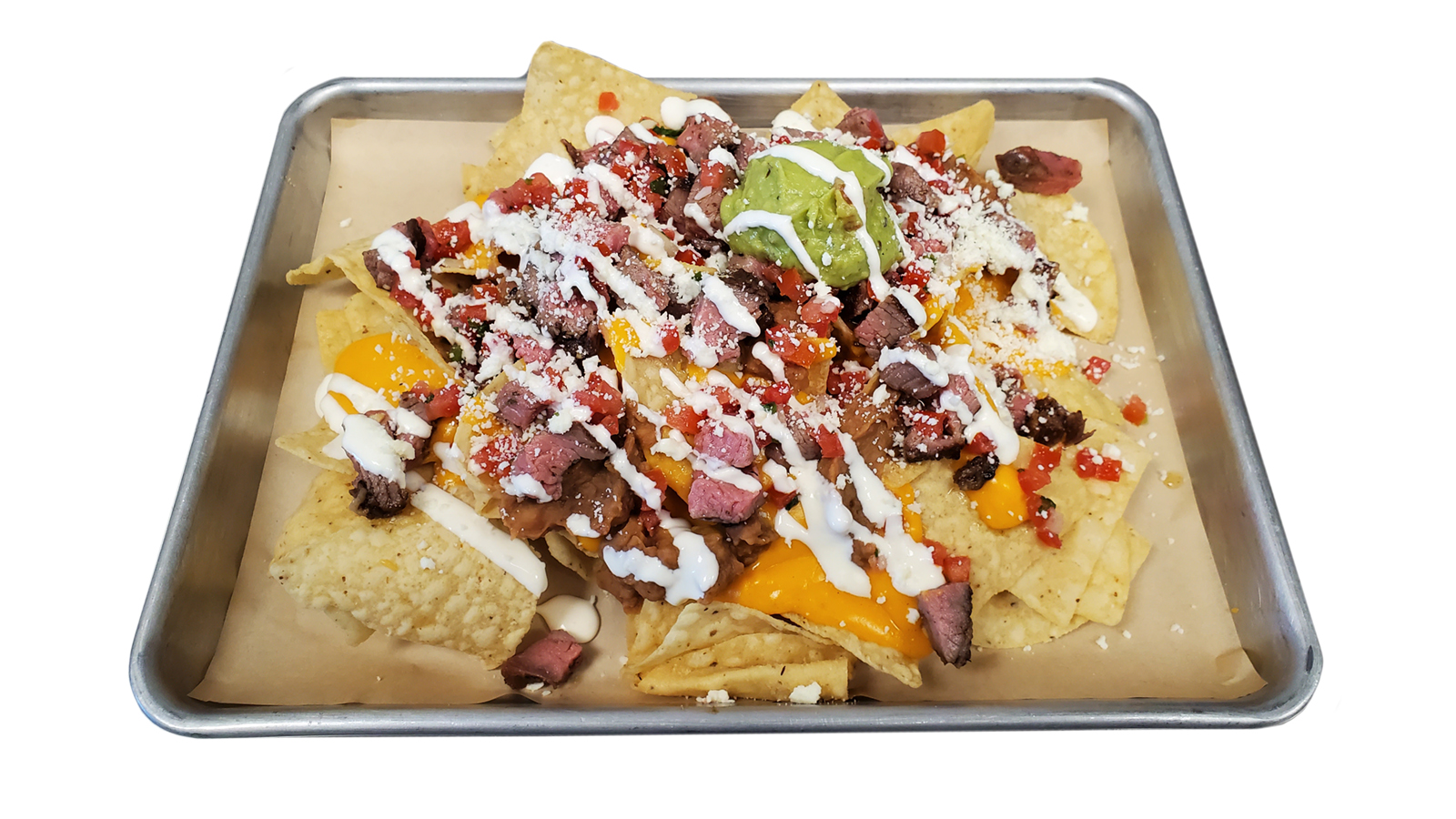 Order Loaded Tri Tip Nachos food online from Tipping Point store, Davis on bringmethat.com