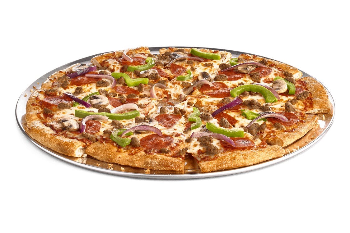 Order Supreme Special Pizza - 14" food online from Mannino's Pizzeria & Italian Eatery store, Pottstown on bringmethat.com