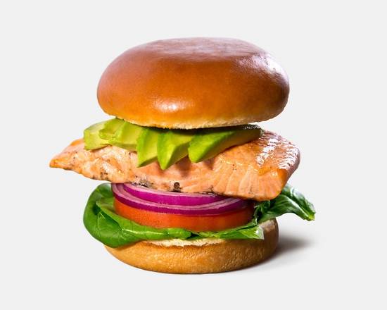 Order Salmon Burger food online from Proteinhouse store, Phoenix on bringmethat.com