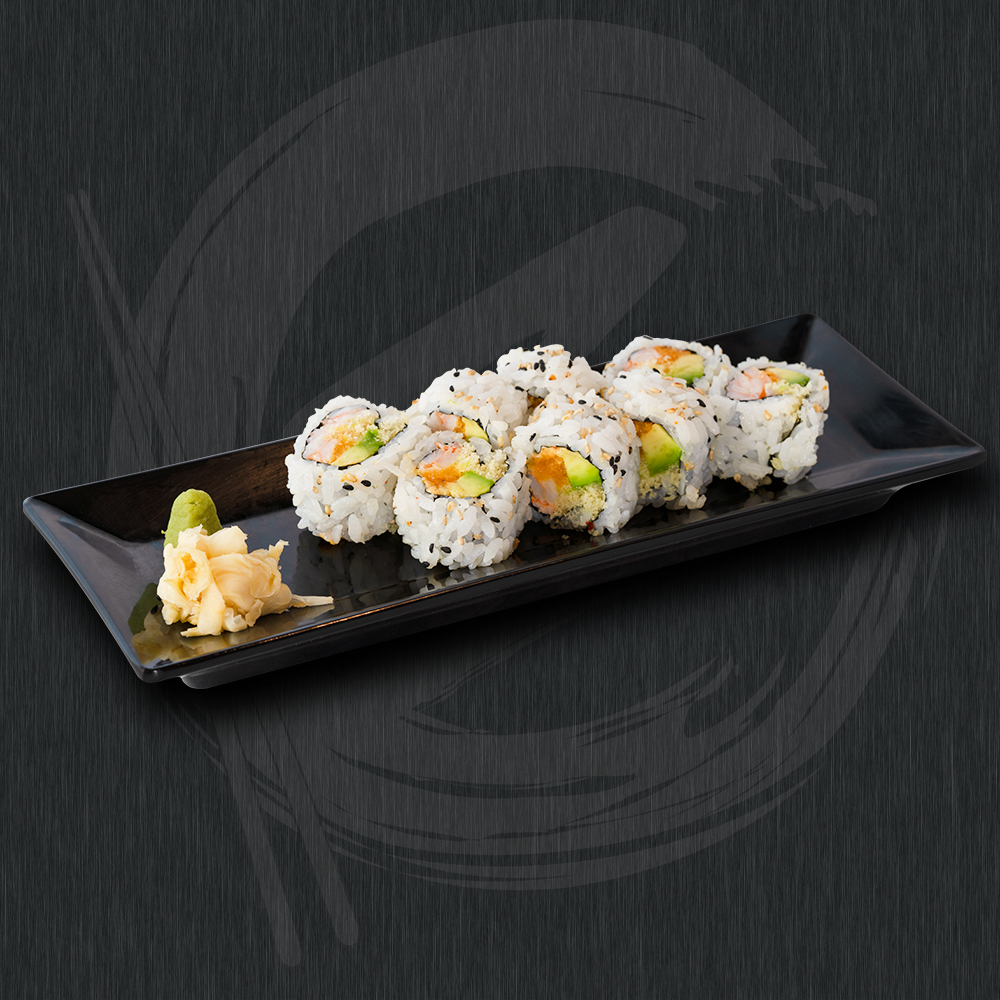 Order Crunchy Shrimp Avocado Roll food online from Zane Japanese Eatery store, Germantown on bringmethat.com