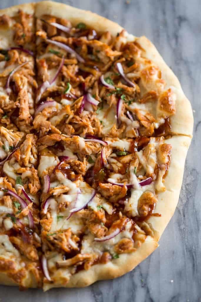 Order Bar-B-Que Chicken Pizza - Personal 10'' food online from Mama's Pizza store, Fredericksburg on bringmethat.com