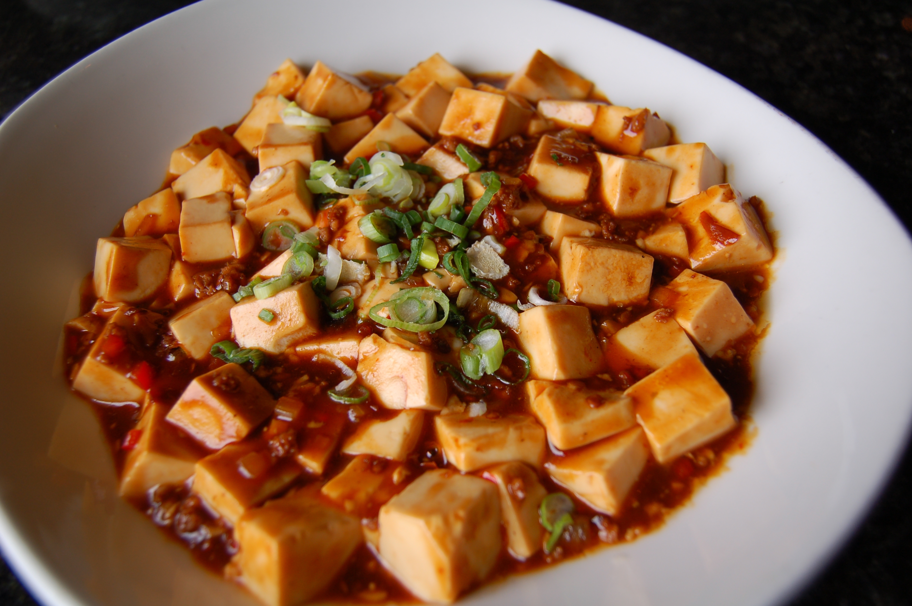 Order Mabo Tofu Han food online from Kiraku Ramen & Sushi store, Gardena on bringmethat.com