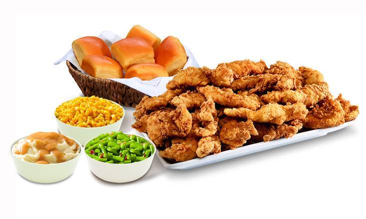 Order 30 Piece Chicken Tenders with 3 Large Sides & 8 Rolls  food online from Grandys Country Cookin store, Garland on bringmethat.com