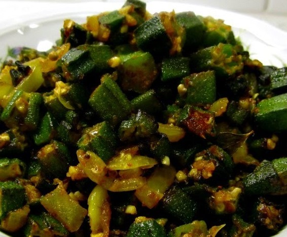Order Bhindi Bhaji (VEGAN) food online from Village Tandoor store, Northridge on bringmethat.com