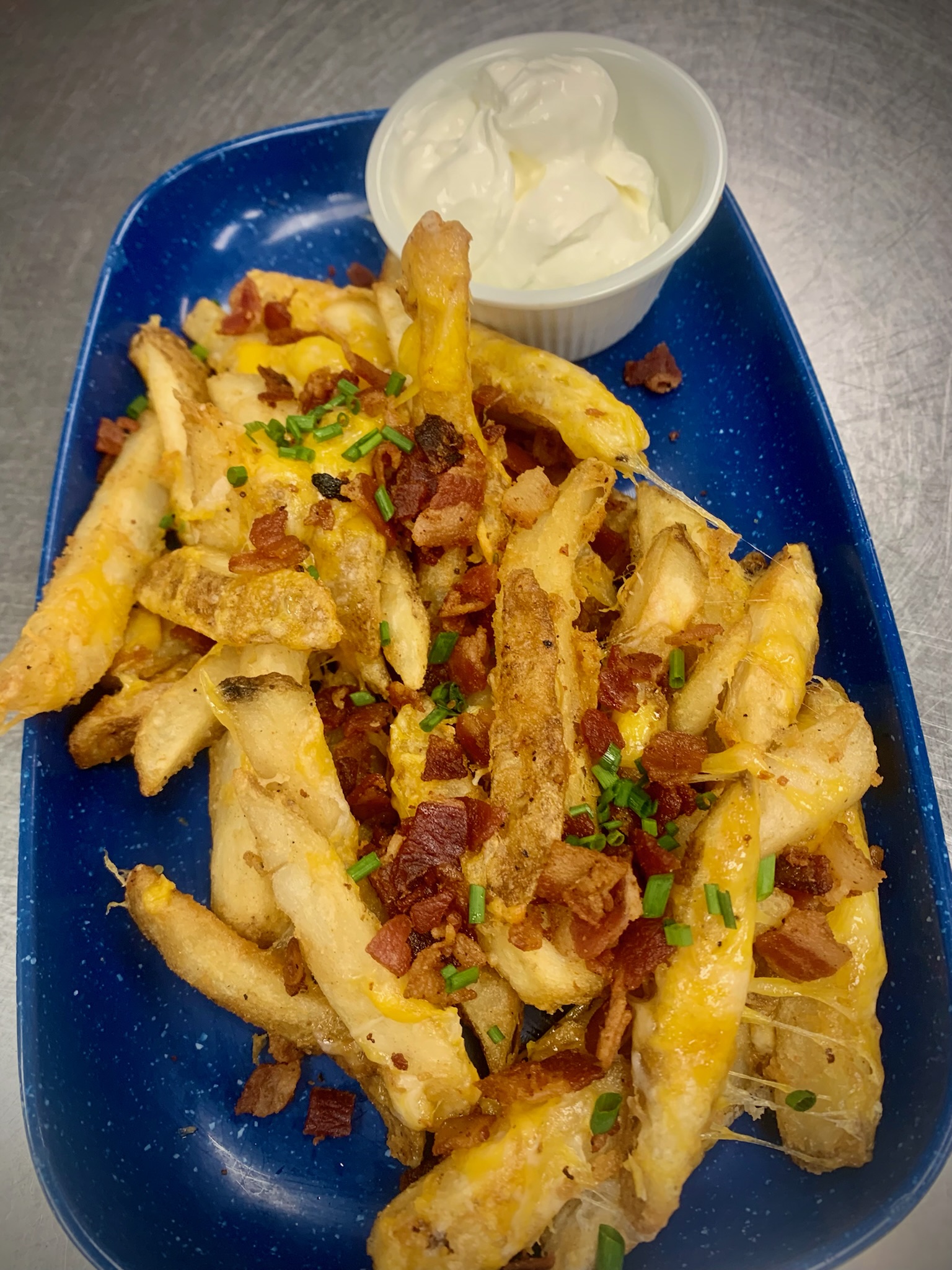 Order LOADED BOARDWALK FRIES   food online from The Bungalow Alehouse store, Ashburn on bringmethat.com