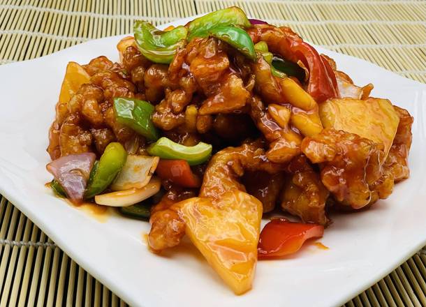 Order Sweet & Sour Pork food online from Peony Seafood Restaurant store, Oakland on bringmethat.com