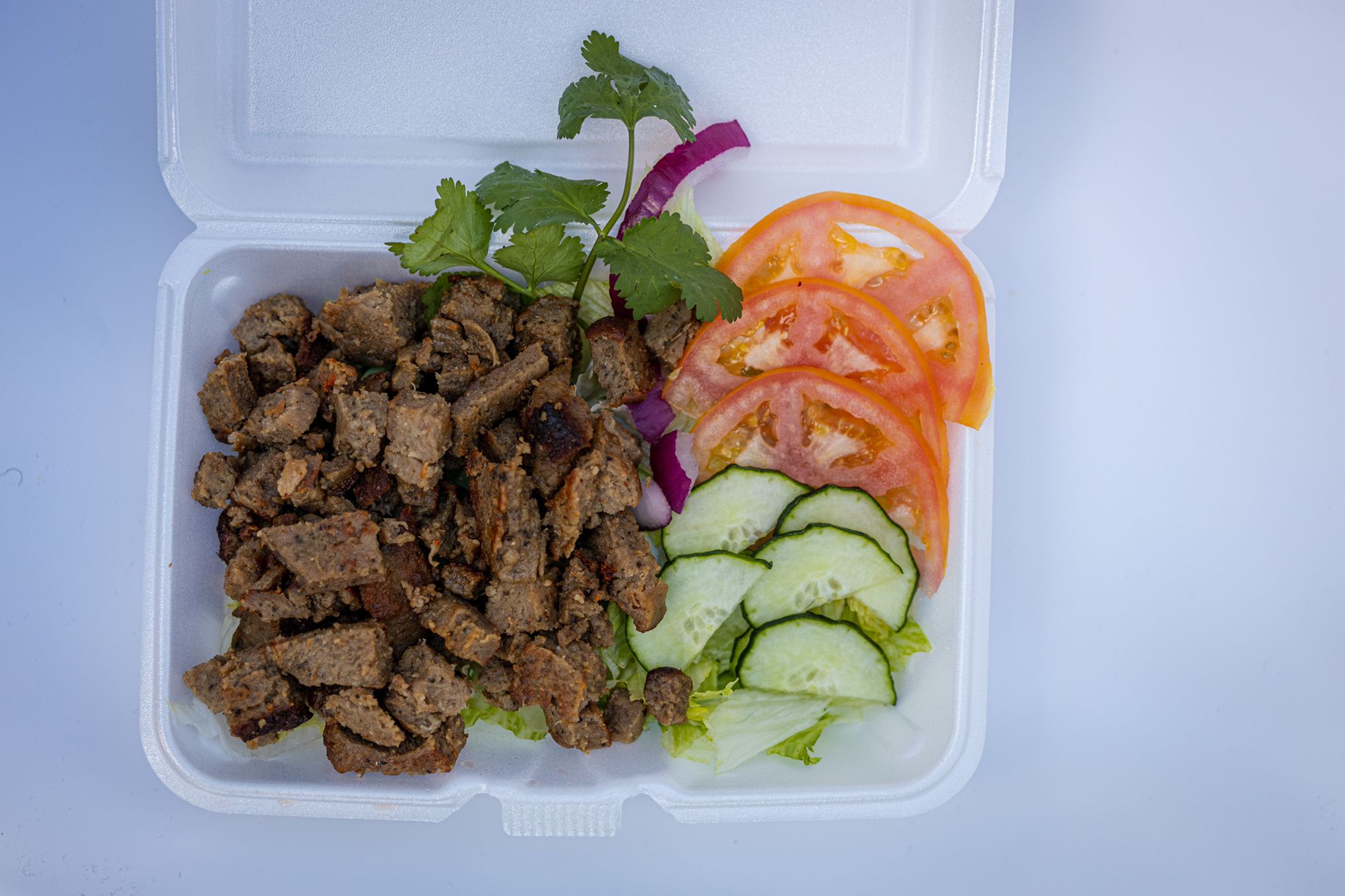 Order Lamb Salad with Drink food online from Nyc Style Gyro store, Jersey City on bringmethat.com