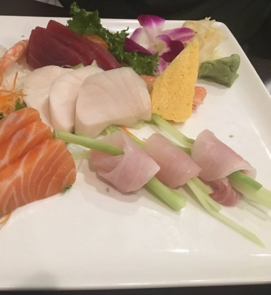 Order Sashimi Box food online from Kumo Sushi and Lounge store, New City on bringmethat.com