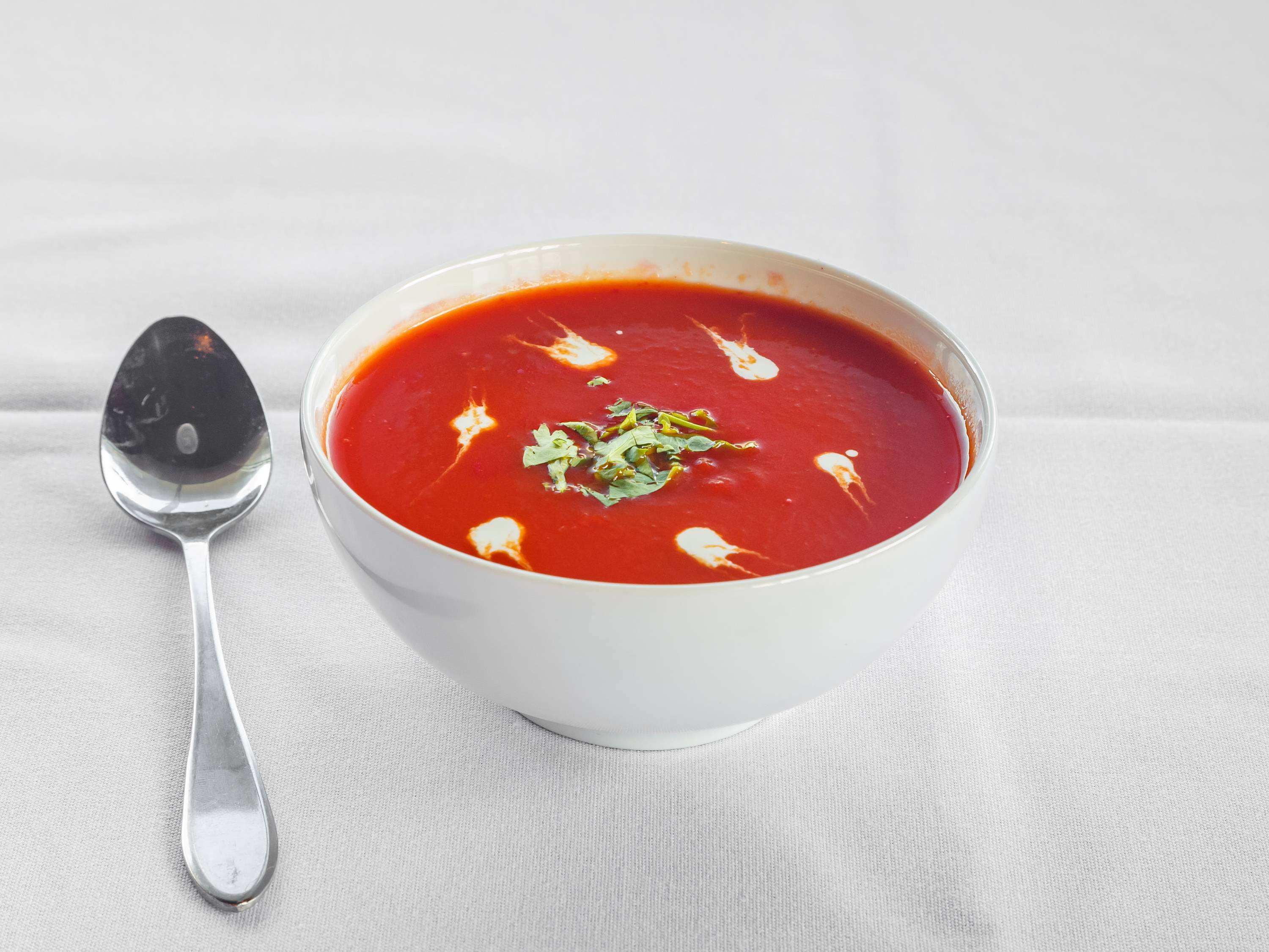 Order Tomato Shorba Soup food online from Nanking Asian Fusion Indo Chinese Restaurant store, Franklin on bringmethat.com