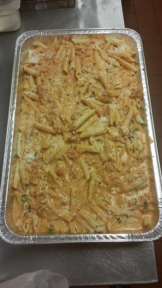 Order Penne a la Vodka Catering - 1/2 Tray food online from Luigi's Pizzarama store, Levittown on bringmethat.com