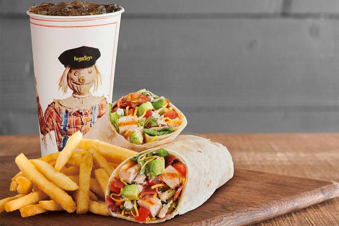 Order Farmer’s Chopped Cobb Wrap™ Combo food online from Farmer Boys store, Victorville on bringmethat.com