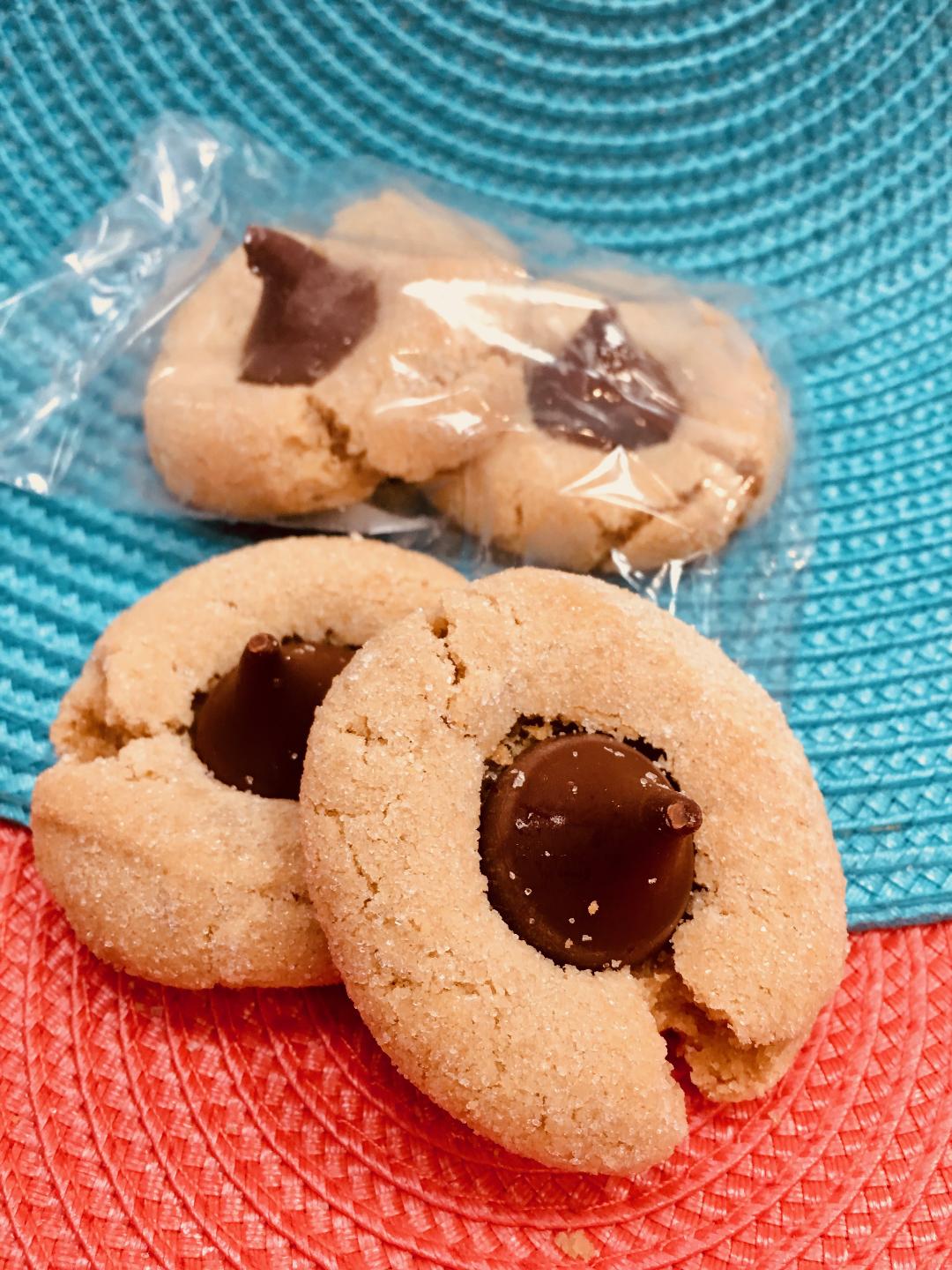 Order 2 Piece Peanut Butter Blossoms food online from Cookies By Gayla store, Topeka on bringmethat.com