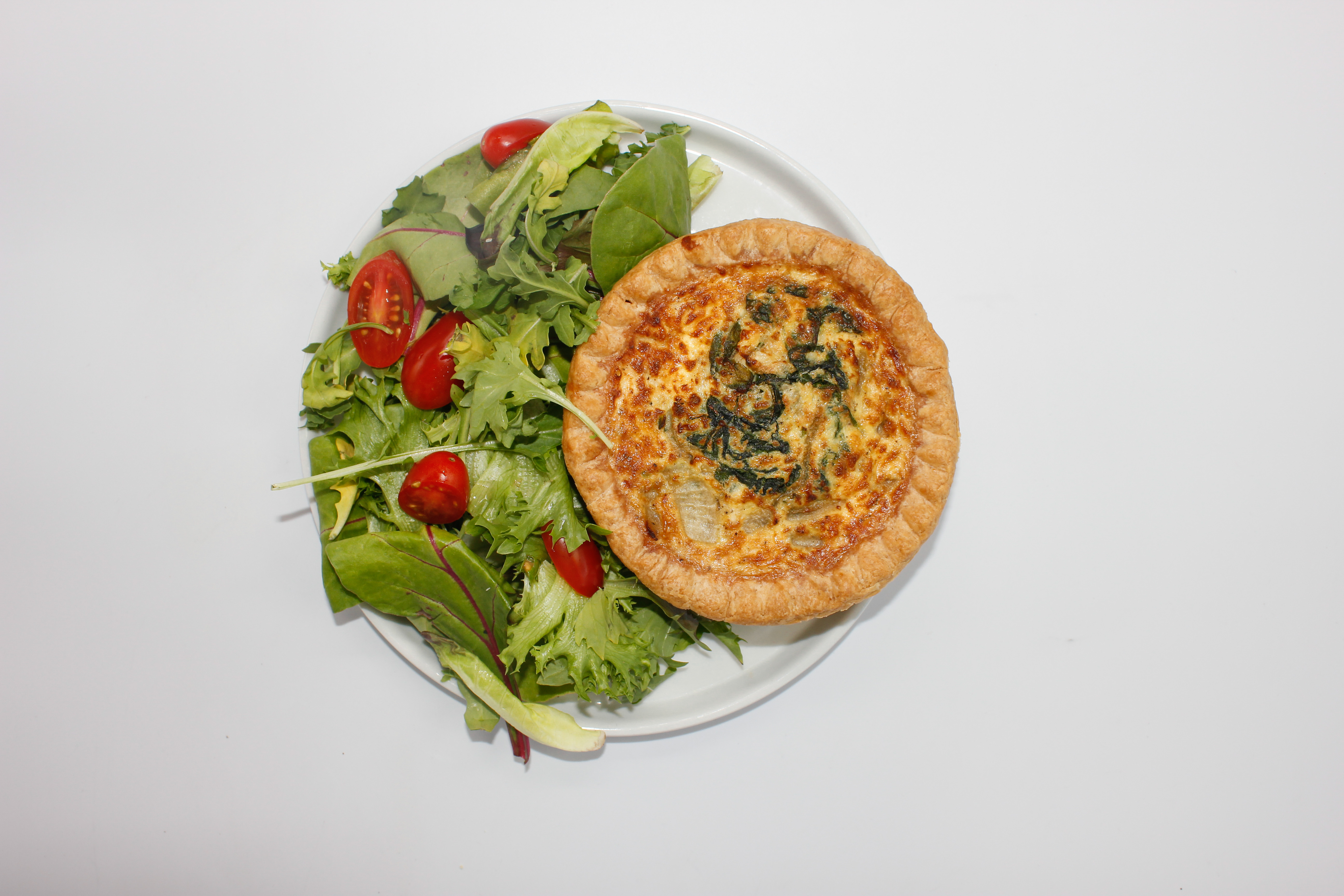 Order Spinach Mushroom Quiche food online from The Pie Hole store, Pasadena on bringmethat.com
