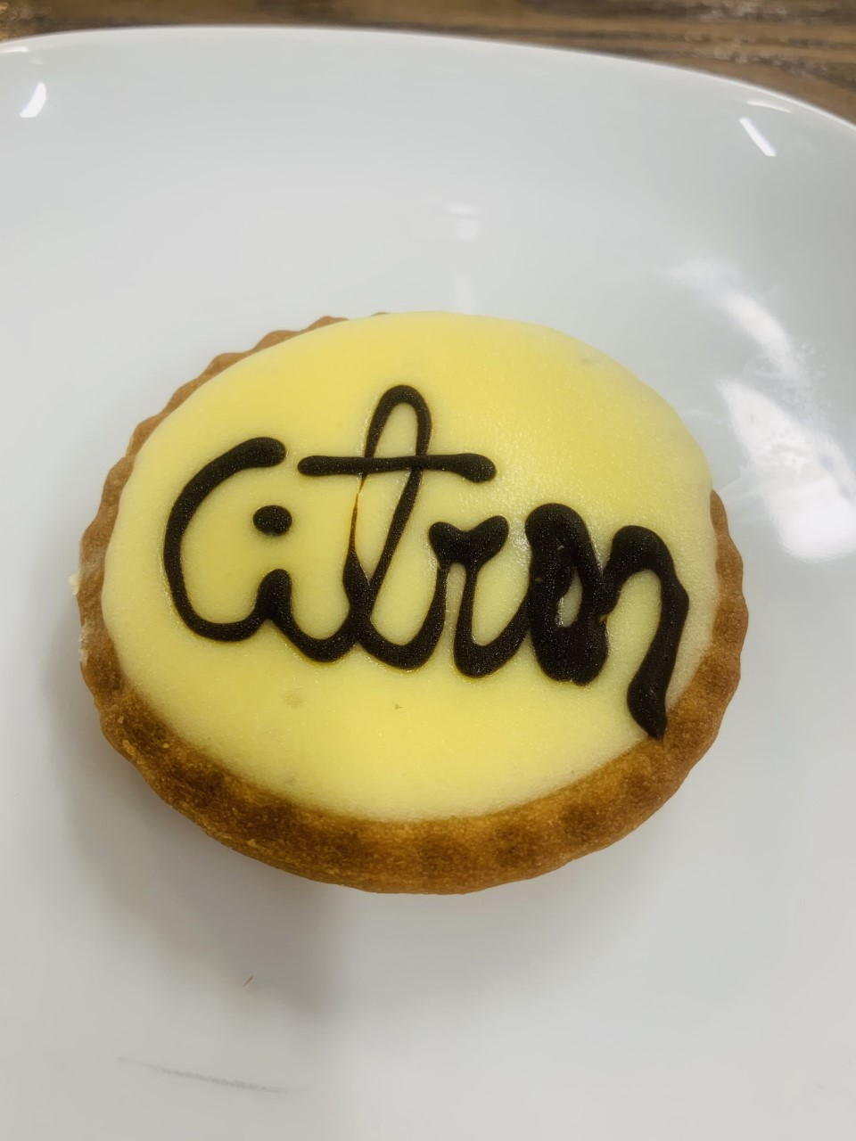 Order Citron tart 3'' food online from Ooh La La Bakery Llc store, Silver Spring on bringmethat.com