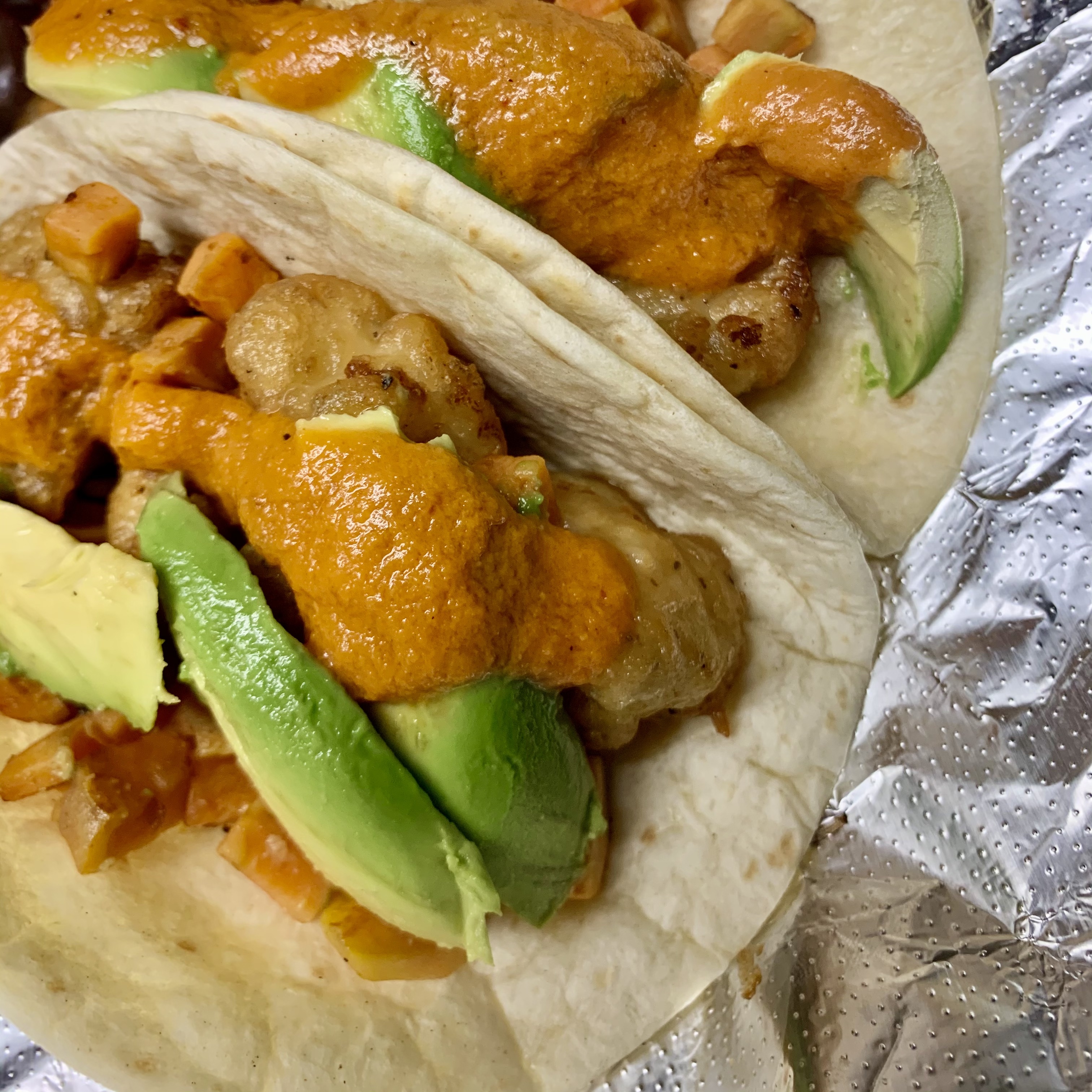Order Cauliflower Tacos food online from Grizzly Grilled Cheese store, New York on bringmethat.com