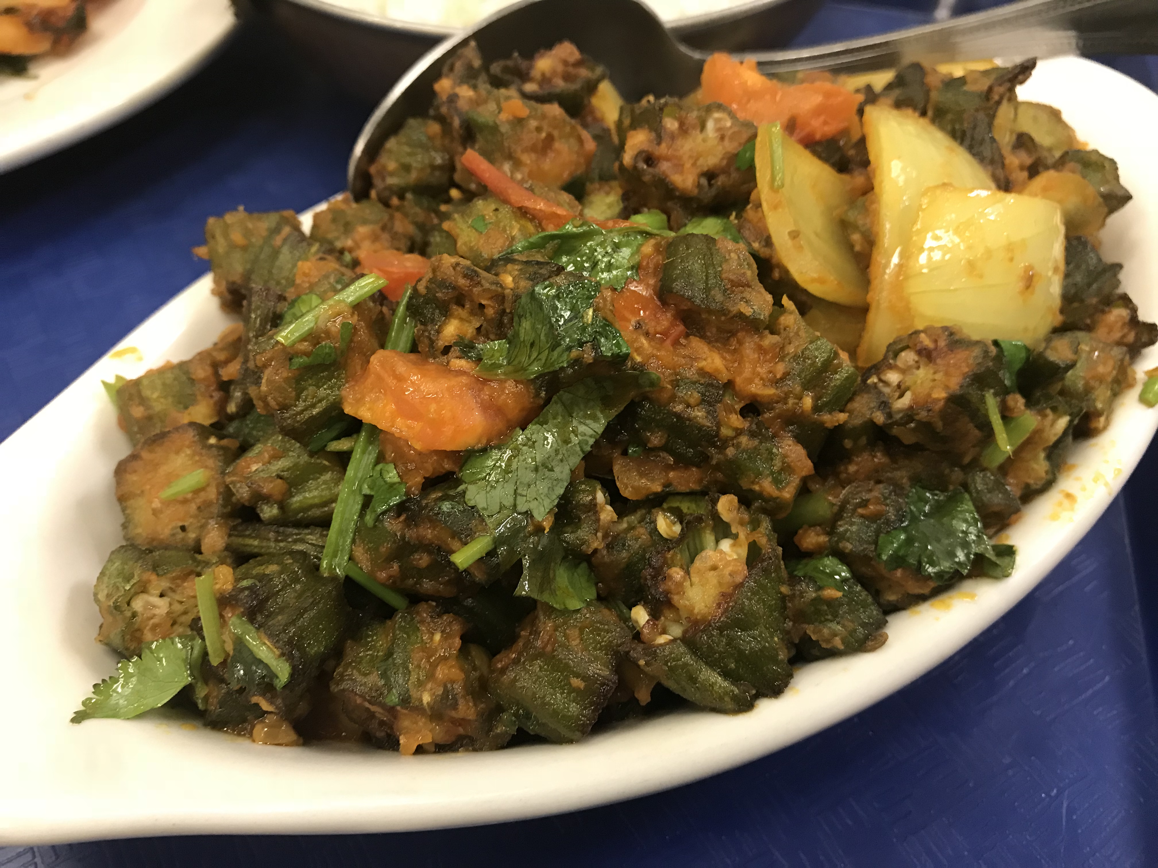 Order Bhindi Masala (Vegan) food online from Kohinoor Restaurant store, Baltimore on bringmethat.com