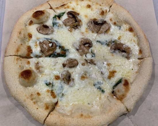 Order Mushroom Spinach Pizza food online from Sal's Pizza Pasta & Wings store, Nacogdoches on bringmethat.com
