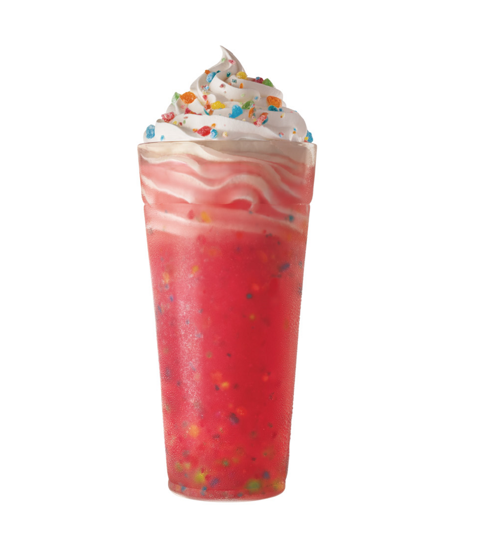 Order Watermelon Sour Patch Kids Slush Float food online from Sonic Drive-In store, Hazle Township on bringmethat.com
