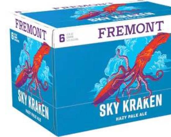 Order Fremont Brewing Sky Kraken Hazy Pale Ale (6PKC 12 OZ) food online from Pit Stop Liquor Mart store, El Monte on bringmethat.com