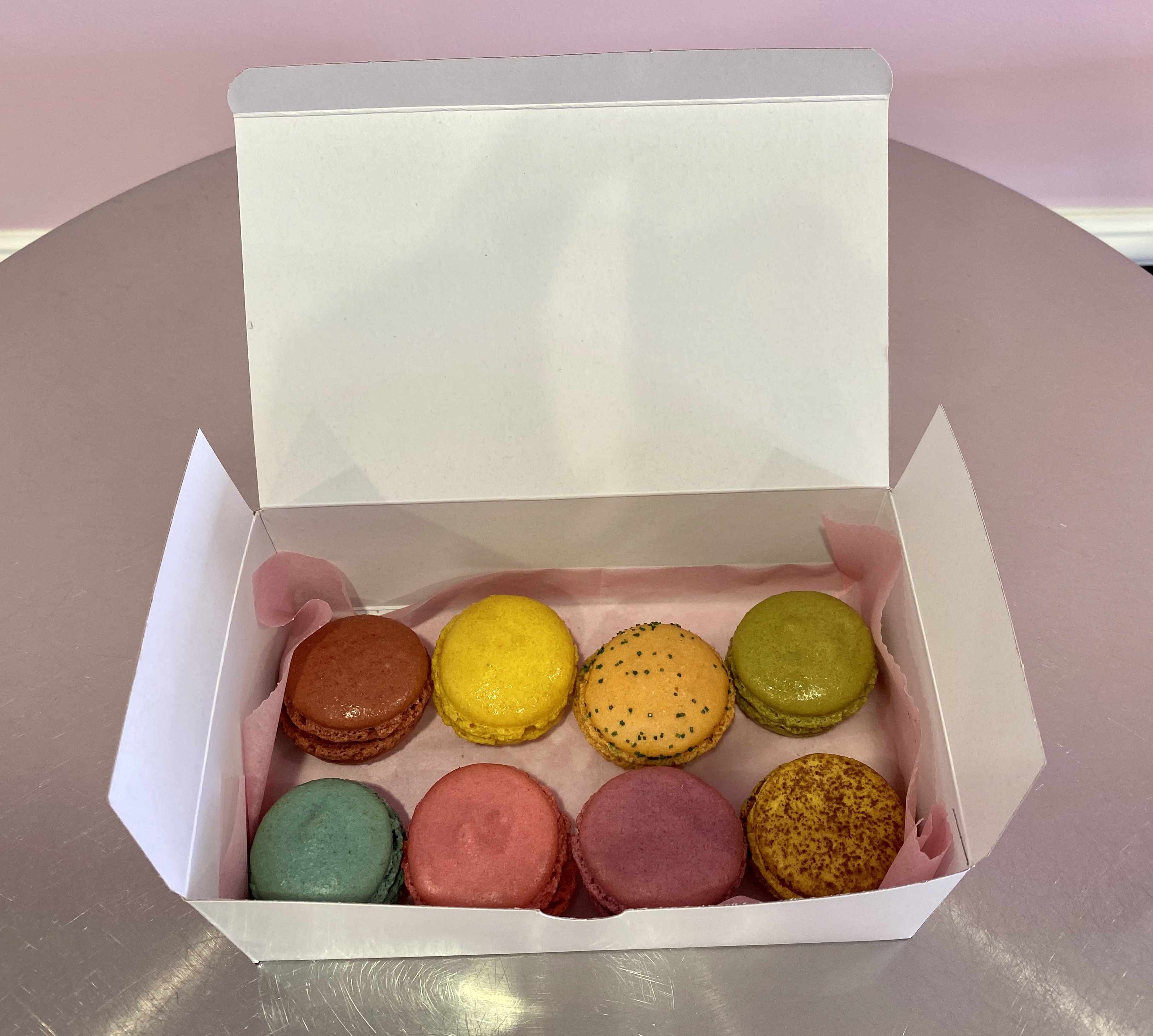 Order Box of 8 Count. food online from Le Macaron French Pastries store, San Diego on bringmethat.com