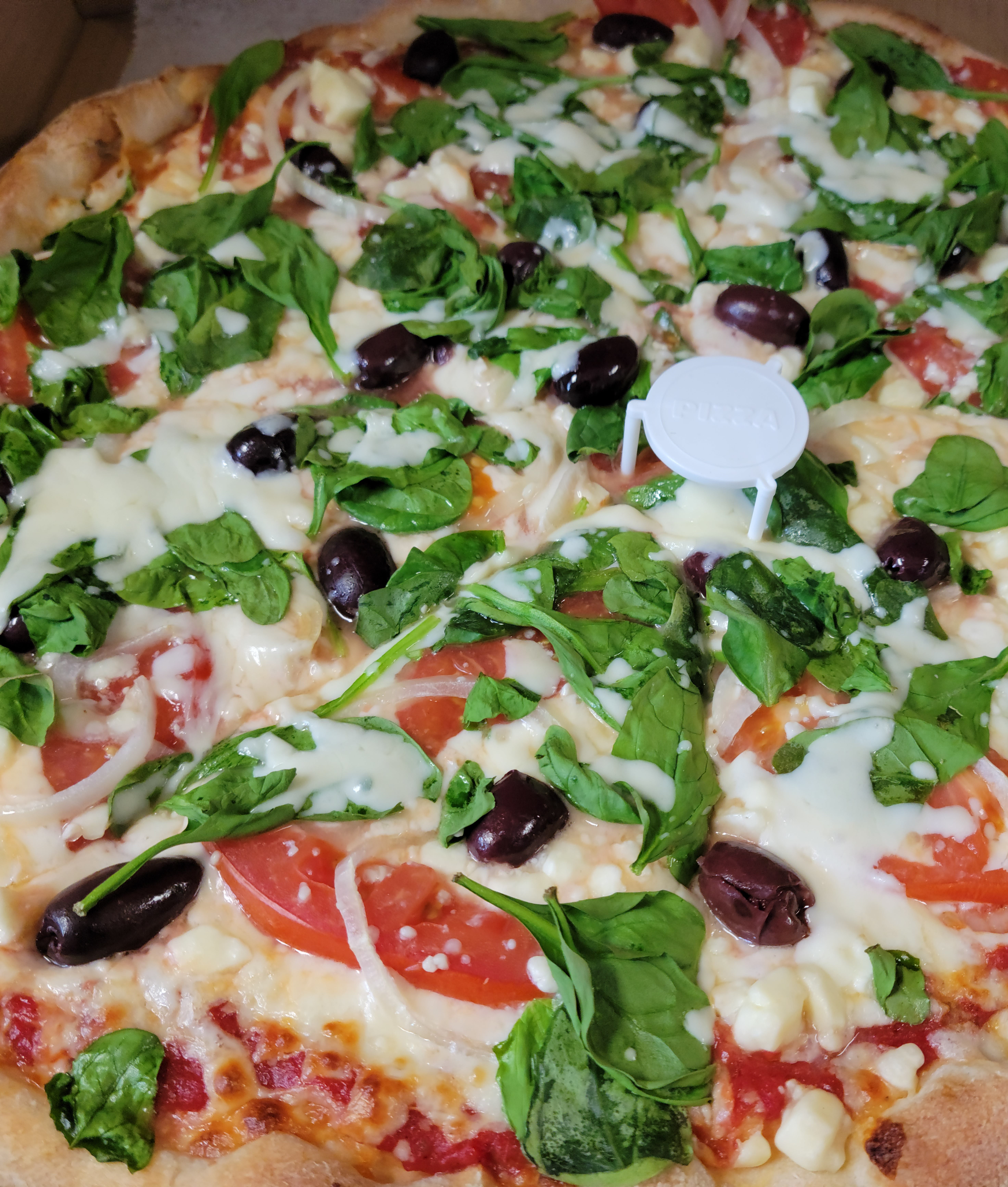 Order Greek Pizza - Personal 12" food online from Brother Pizza Pasta & Sub store, Harrisonburg on bringmethat.com