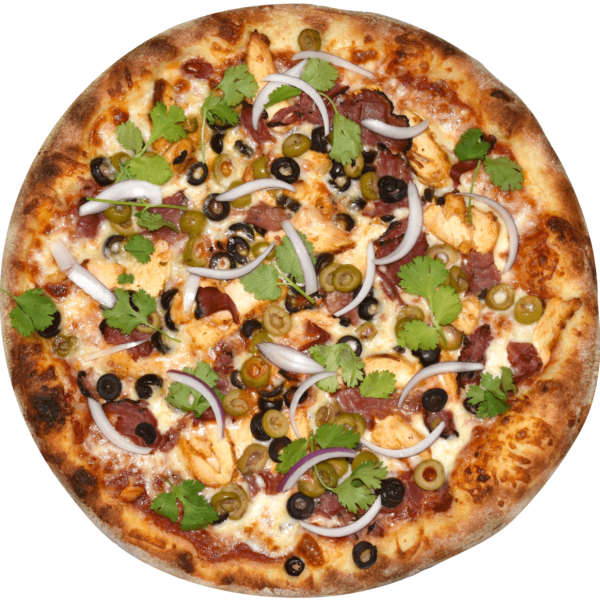 Order Deluxe Pizza food online from Napoli Pizza store, Las Vegas on bringmethat.com