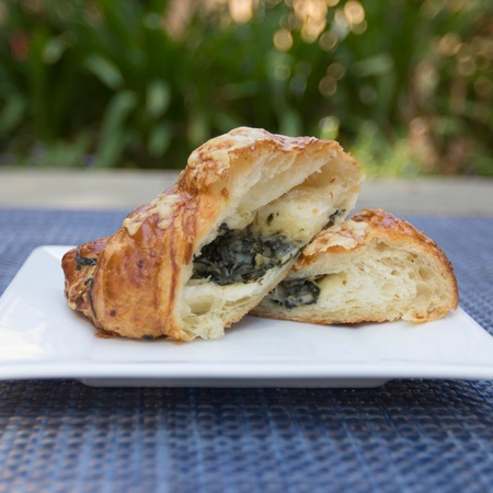 Order Spinach & Feta on a Croissant food online from Little Market store, Hoboken on bringmethat.com