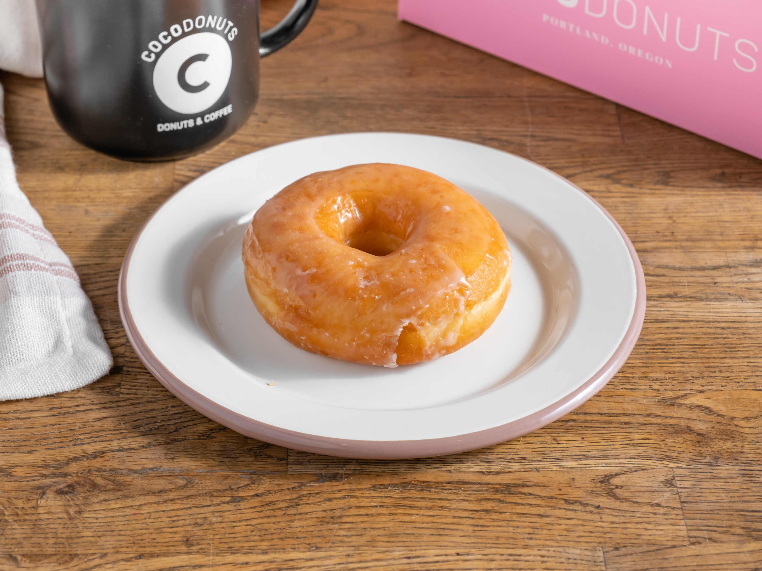 Order Glazed Donut food online from Coco Donuts store, Portland on bringmethat.com