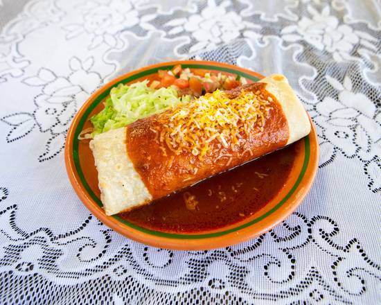 Order Rivas Wet Burrito food online from RIVAS MEXICAN GRILL store, Fort Mohave on bringmethat.com