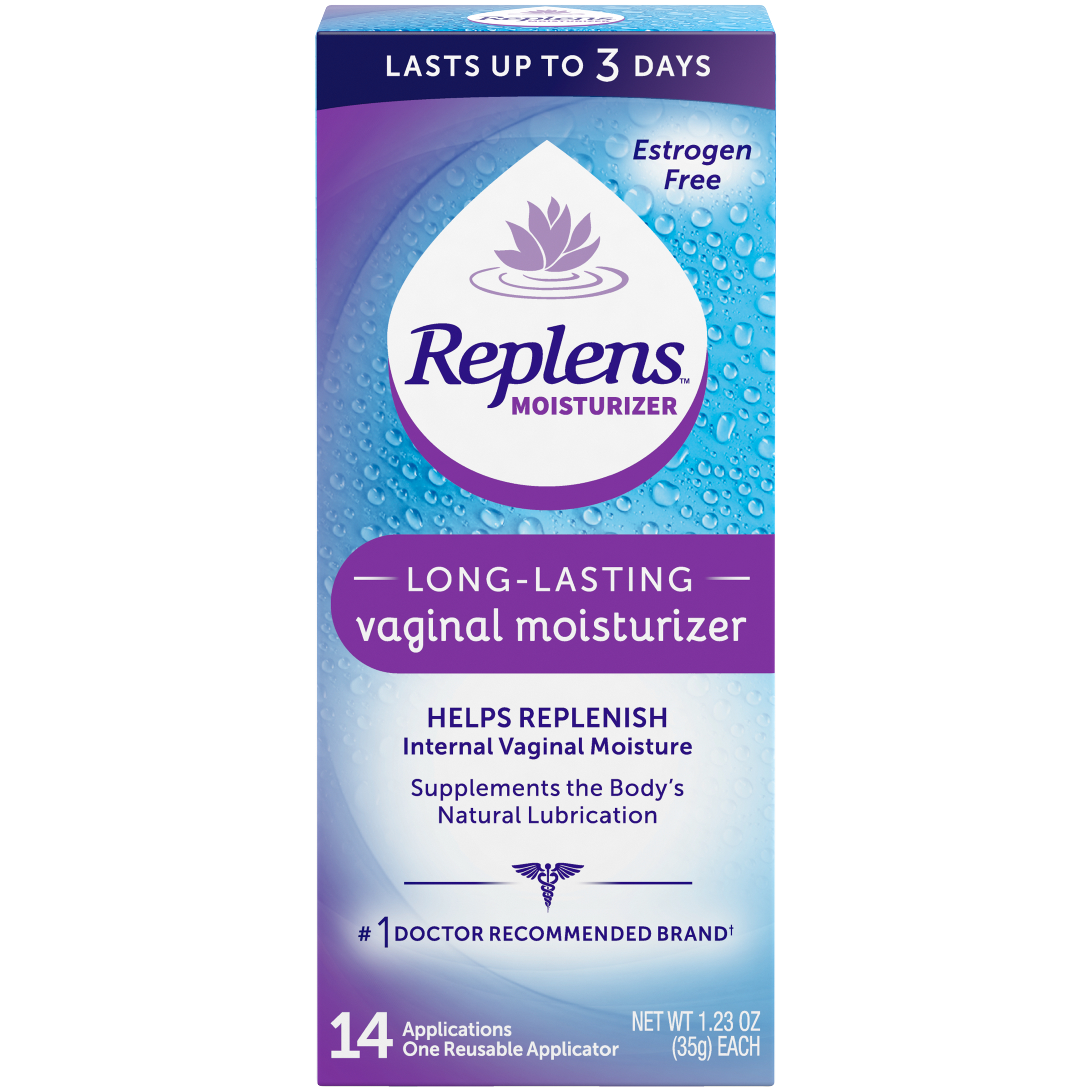 Order Replens Long-Lasting Vaginal Moisturizer, 14 Applicators - 1.23 oz food online from Rite Aid store, MILLER PLACE on bringmethat.com