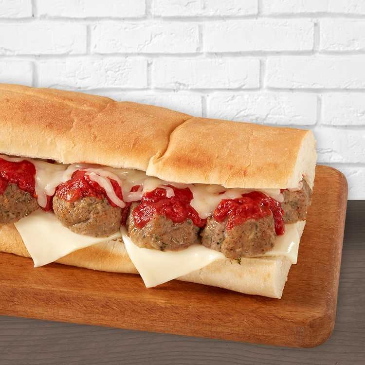 Order Meatball Sub - Regular 6'' food online from Papa Pizza To Go store, Blairsville on bringmethat.com