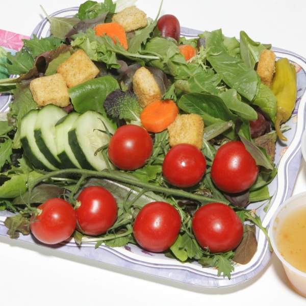Order Bulk Fresh Garden Salad food online from Magoos Pizza store, Campbell on bringmethat.com