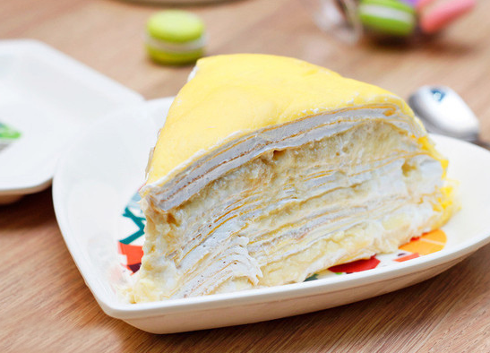 Order Durian Crepes Cake food online from Coconut Jelly King store, Rowland Heights on bringmethat.com