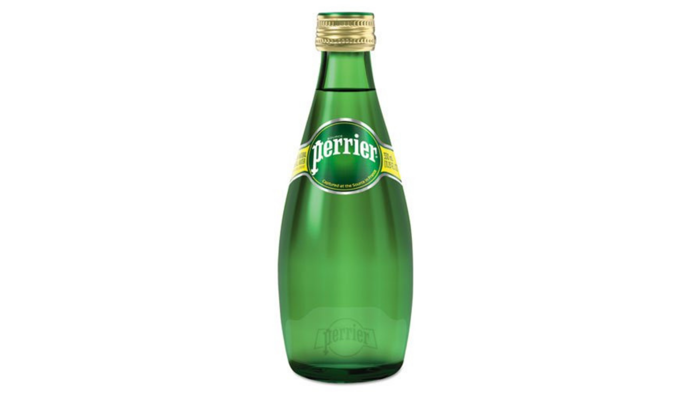 Order Perrier Sparkling Water 330ml Bottle food online from Circus Liquor store, Los Angeles on bringmethat.com