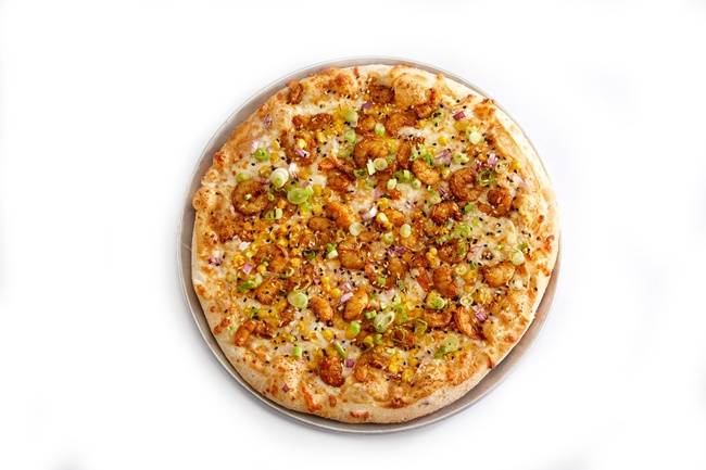 Order PIZZA - KERALA COCONUT (V) food online from Bombay Pizza Kitchen store, Eden Prairie on bringmethat.com