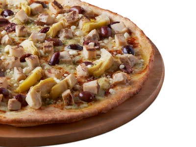 Order Creamy Pesto Chicken Pizza - Small 10'' food online from Pizza Guys store, Lodi on bringmethat.com